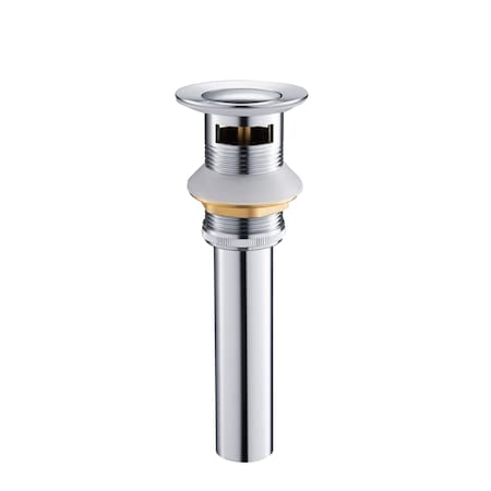 Kibi Pop Up Drain Stopper for Bathroom with Overflow KPW100CH
